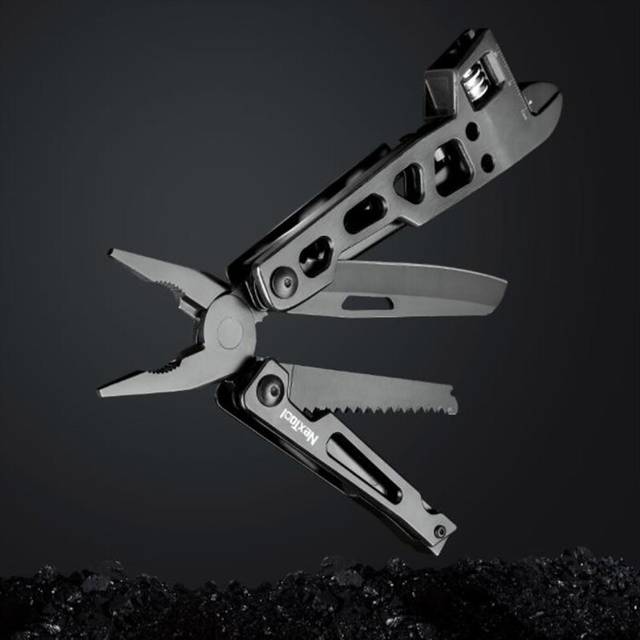 (1pc) Youpin NexTool 9 In 1 Multi-Function Wrench Knife Folding Tool Multi-Purpose Pliers Wood Saw Slotted Screwdriver Kitchen