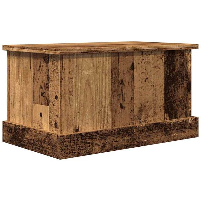 vidaXL Storage Box Old Wood 30x50x28 cm Engineered Wood - Brown