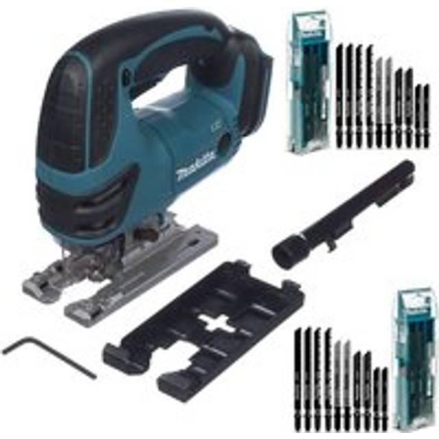 DJV180Z 18v Top Handle Cordless Jigsaw lxt Lithium + 26 Blades + Dust Ext - Makita