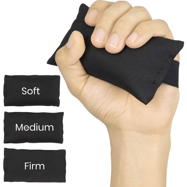 Palm Grip Protector - Hand Contracture Cushions (3 Levels) - Hand and Finger Squeeze Bags for Elderly, Stroke Rehab, Arthritis, Skin Breakdown,