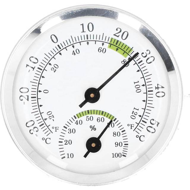 Dial Type Thermometer Hygrometer Mini Hygrometer for Humidors Greenhouse Garden Home Safe