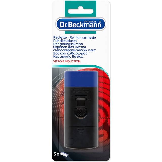 Dr. Beckmann Glass Ceramic Hob Induction Scraper Knife Cleaner 3 blade