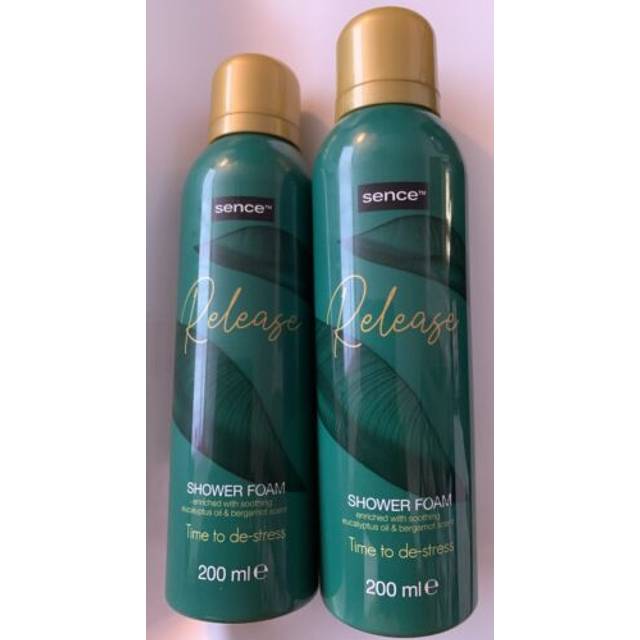 Sence Shower Foam Release 2 x Body Wash Eucalyptus & Bergamot DE-Stressing 200ml