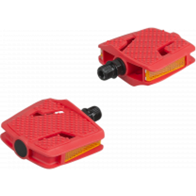 Trek Pedals - Kids&apos; Platform Small Pedal Set - Viper Red Colour: