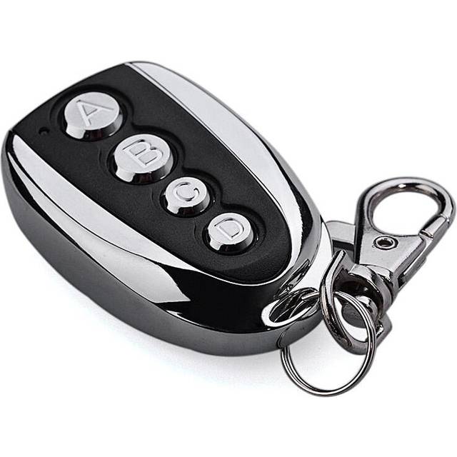 (B) 433 MHz Remote Control Cloning Gate Garage Door Opener Rmeote Control Duplicator EV1527 Car Alarm Products Keychain