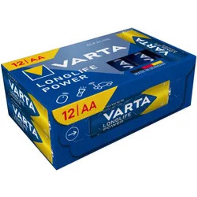 Varta VARTA Longlife Power AA Cube Pack12 Batteri AA (R6) Alkaliskt 1.5 V 12 st