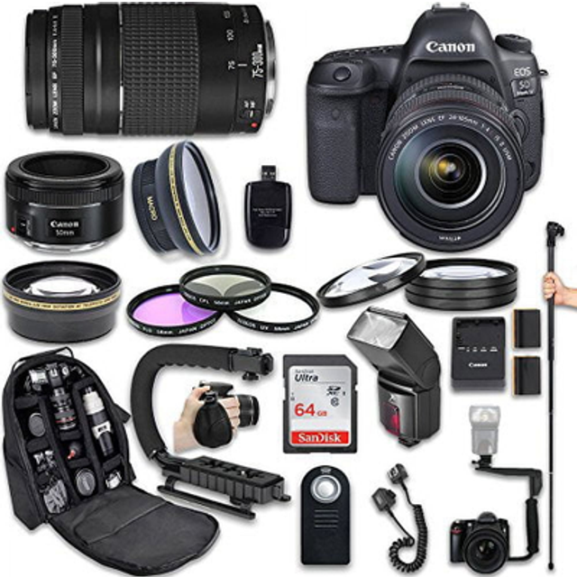 CANON 5D IV EF 24-105MM IS II USM+64GB SD card+Bag+HOYA 77mm Protector