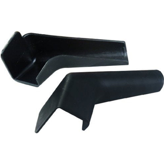 JR Products 655BKA Black Rigid Extended Rain Gutter Spout