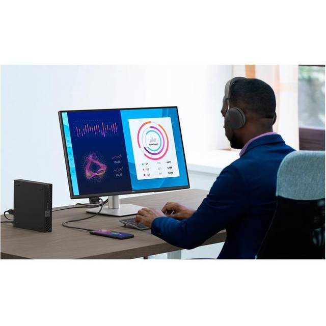 Dell Pro 27 Plus QHD Monitor P2725D - LED-skärm - 27" - 2560 x 1440 QHD @ 100 Hz - IPS - 350 cd/m² - 1500:1 - 5 ms - HDMI, DisplayPort - BTO - med 3 års grundläggande maskinvaruservice med avancerat byte efter fjärrdiagnos