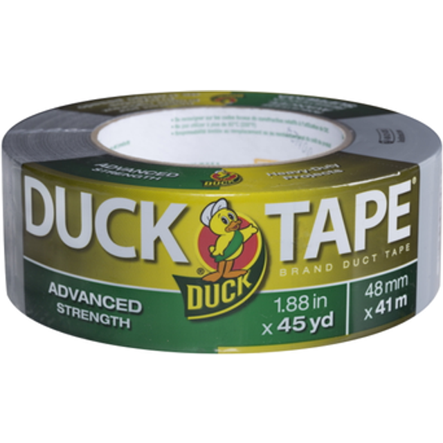 Duck Brand Advanced Strength 1.88 in x 45 yd Silver Duct Tape