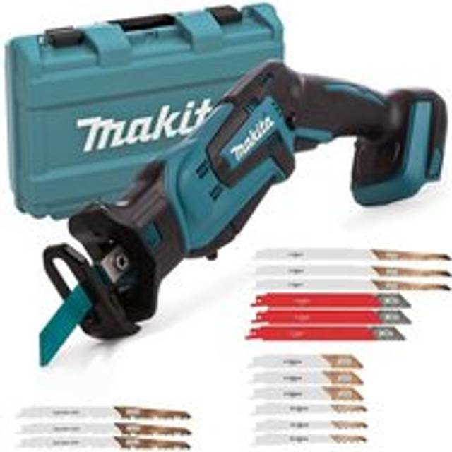 Makita DJR185Z 18v Reciprocating Recip Sabre Saw Multi Saw 15 Blades + Case