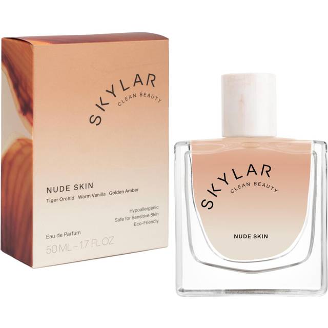 Skylar Nude Skin Eau de Parfum - Hypoallergenic & Clean Perfume for Women & Men  Vegan & Safe for Sensitive Skin  Notes of Pineapple  Vanilla  Coconut