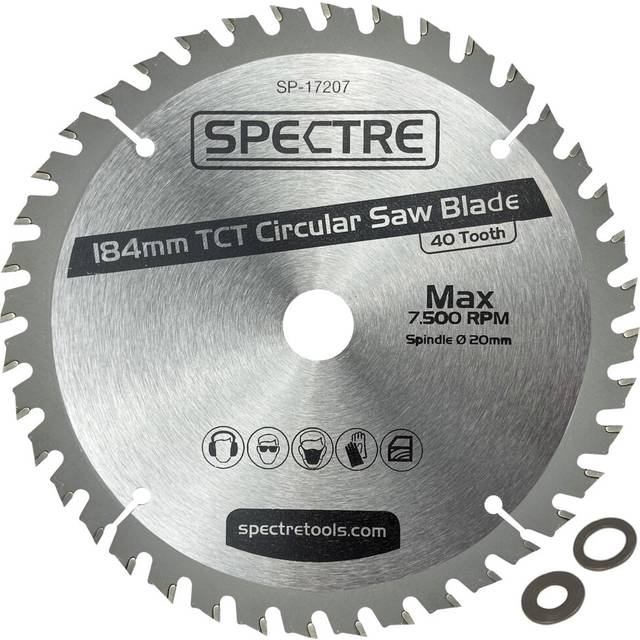 Trade Pro Circular Saw Blade 184 X 20 40 Teeth -Fits Dewalt DCS570 DCS572 DWE560