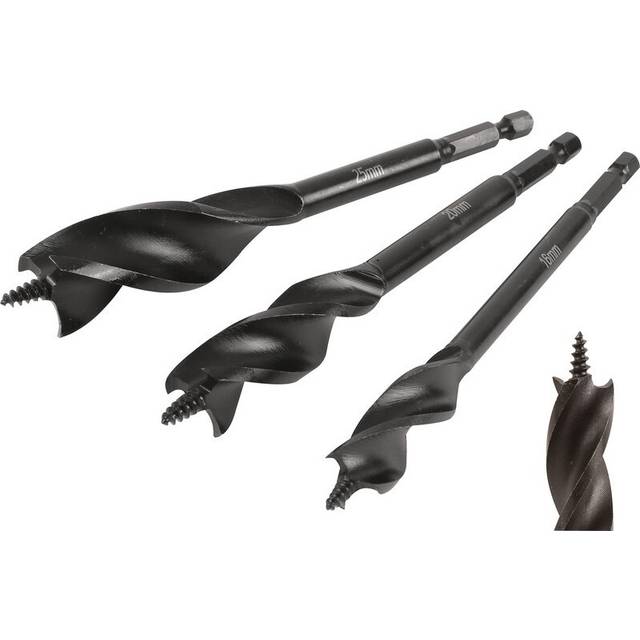 Dewalt Extreme Irwin Blue Groove  3 Piece 152mm Auger Bit Set - Impact Rated