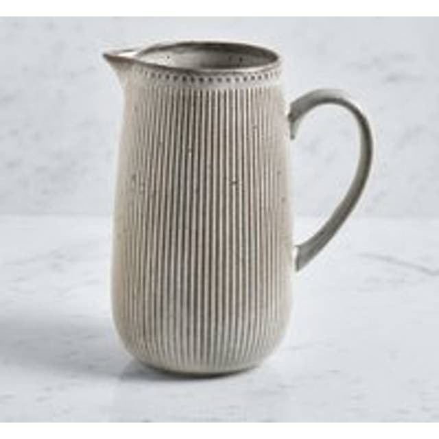 Steeple Embossed Pitcher - Grey