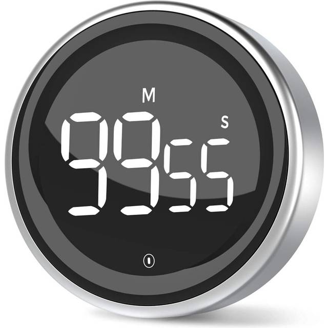 Digital Kitchen Timer Magnetic Countdown Timer for Classroom Cooking Fitness, Productivity Timer Desk Pomodoro Timer for Kids Adults