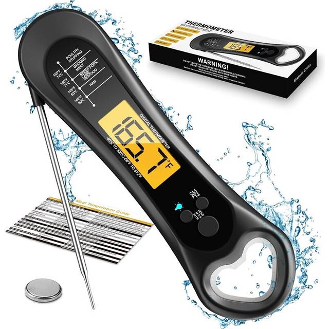 Meat Thermometer Digital, Instant Read Meat Thermometer for Grill and Cooking