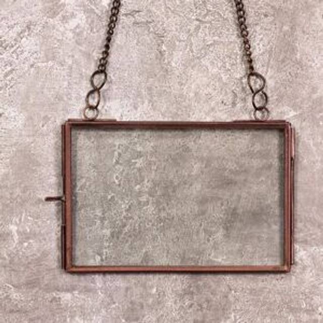 Antique Copper Photo Frame - Single- 5x7 inch - Metallic Gold - One Size