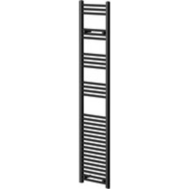 Wholesale Domestic Colore Pizarro Straight Heated Towel Rail | Matt Black | Mild Steel | 1800mm x 400mm