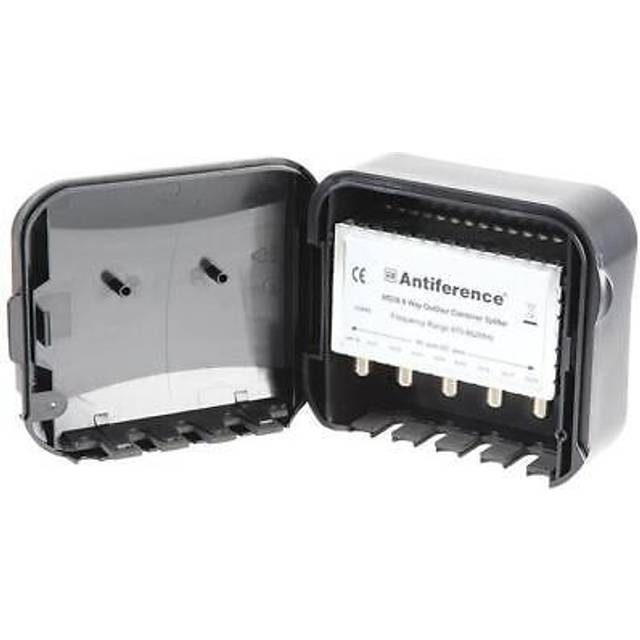 Aerial splitter 8 way tv external masthead outdoor distribution 9 x f (7) ariel