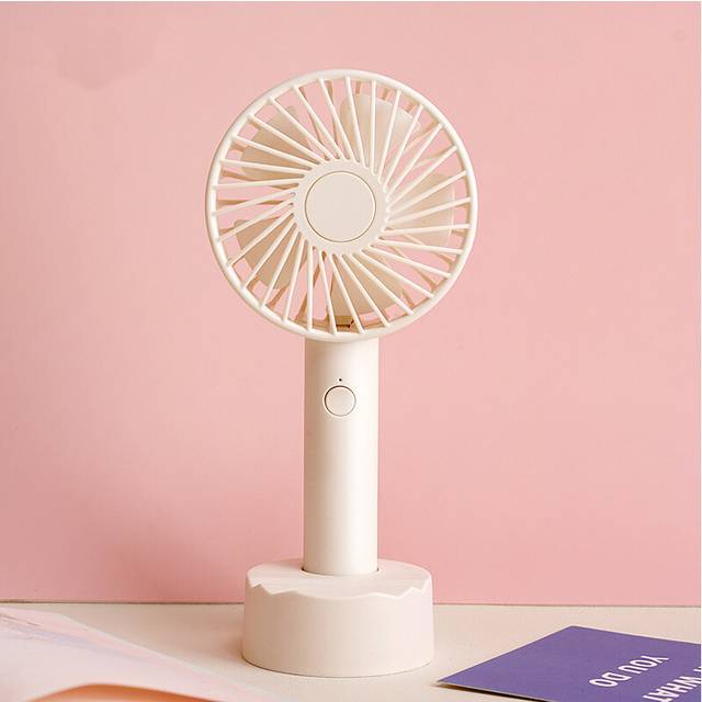 (White) 3in1 Multifunctional Summer Portable Brushless Motor Small Fan Usb Charging