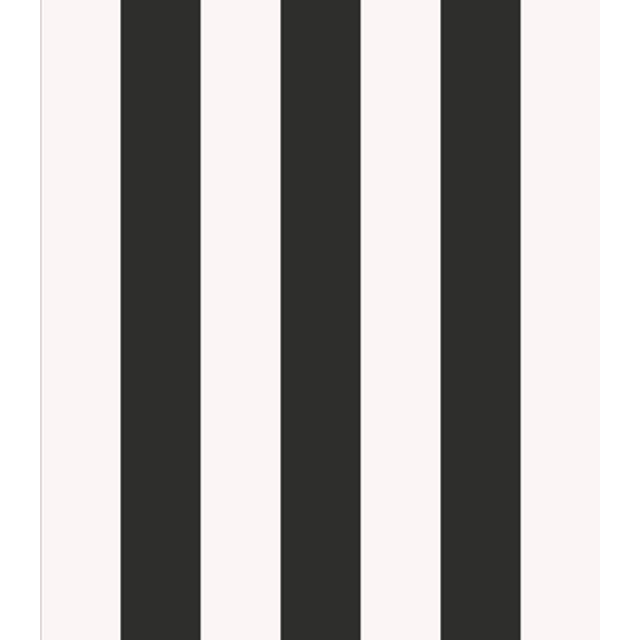 Galerie Style Sisters Flock Stripe Black Wallpaper SS21239, Black
