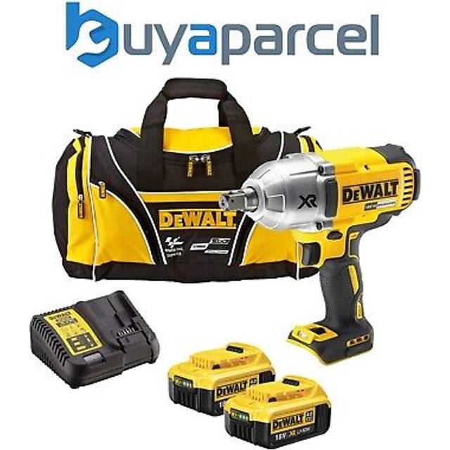 DCF899M2 xr 18v High Torque Impact Wrench 1/2'' 2x 4.0ah Batt Charger Bag - Dewalt