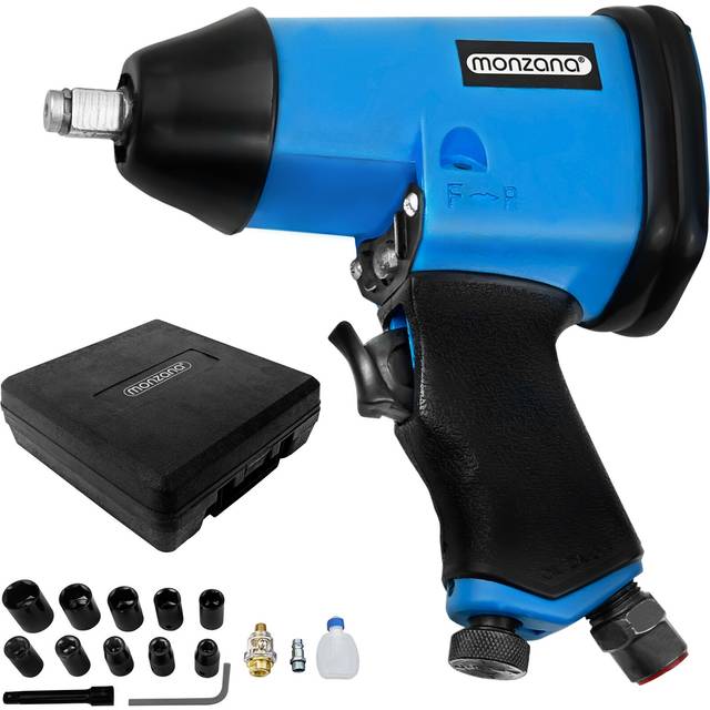 Pneumatic Screwdriver Set 17Pcs 1/2"