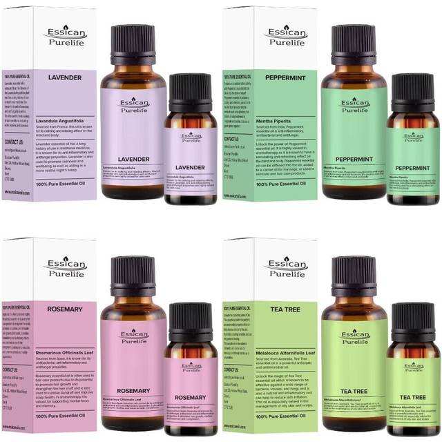 Premium essential oils, 100% pure essential oil. glass bottle 10ml, 30ml & 100ml