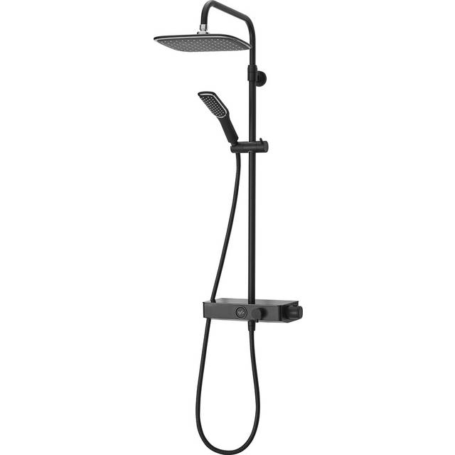 Triton Showers Triton Push Button Mixer Shower in Black Brass