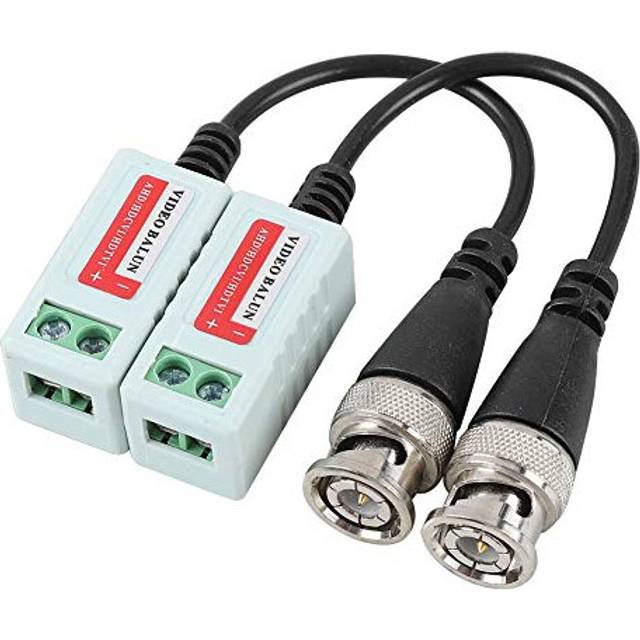 HD Video Balun Mini CCTV BNC Video Balun Transceiver Cable Used for CCTV Security/Surveillance Camera Systems