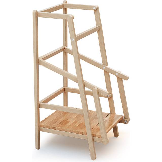 Corliss Step Stool - Dark Brown (90cm H X 44cm W X 48.5cm D)