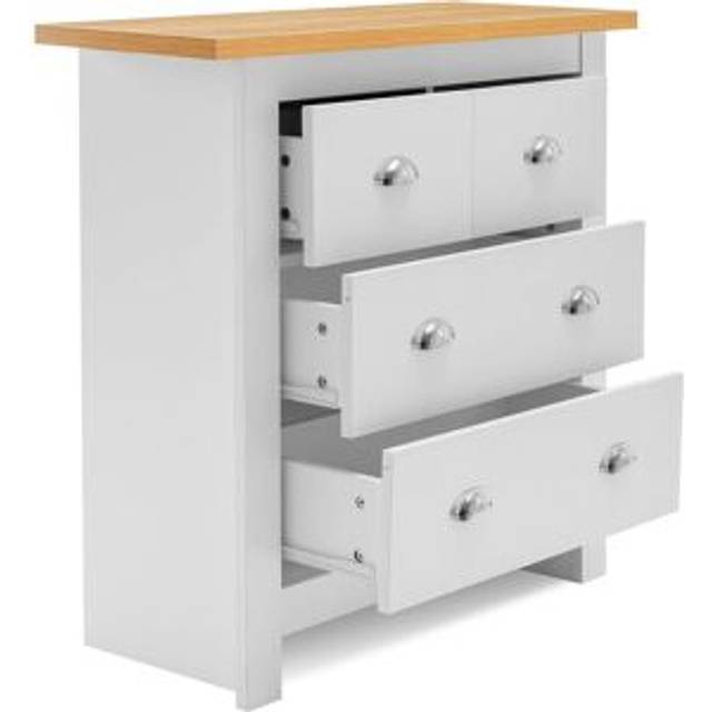 Kosy Koala 4 Drawer White Storage Cabinet - Multi