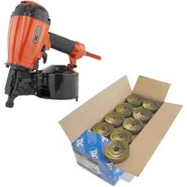 Tacwise FCN55V Pneumatic Coil 57mm Air Framing Nailer + 14,400 2.1 X 35mm Nails