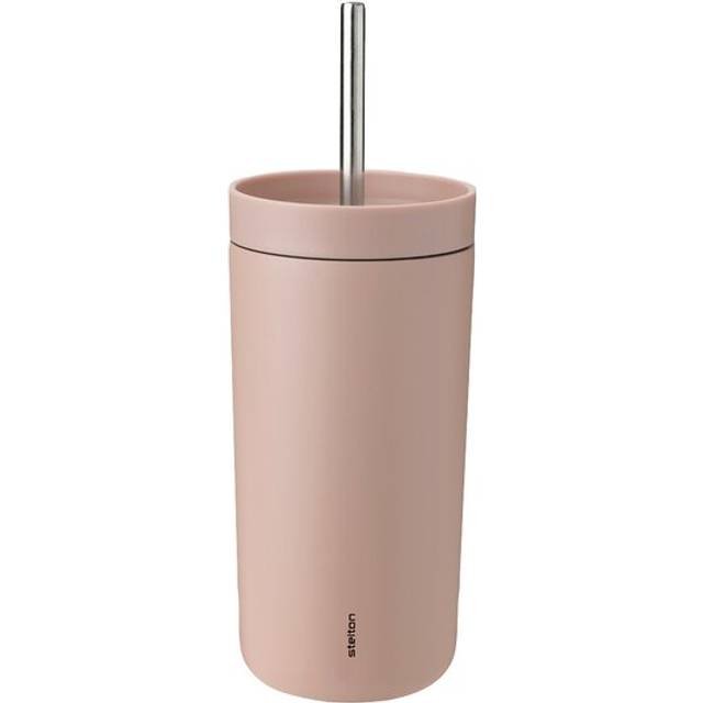 To Go Sip termomugg med sugrör 40 cl, heather - Lyng