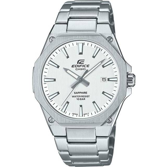 CASIO Men's EDIFICE EFR-S108DJ-7AJF [EDIFICE 3-Hand Analog Mens Metal Band] Round Watch Silver