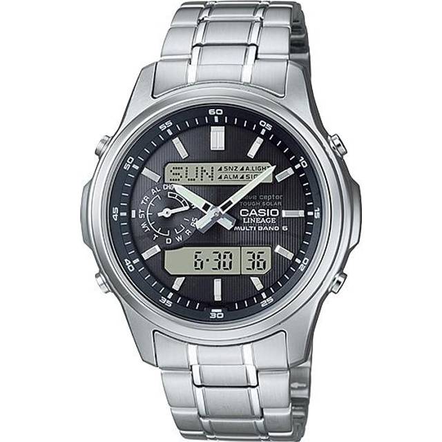 CASIO LINEAGE LCW-M300D-1AJF [LINEAGE solar radio-controlled watch MULTIBAND6] Round Watch Silver