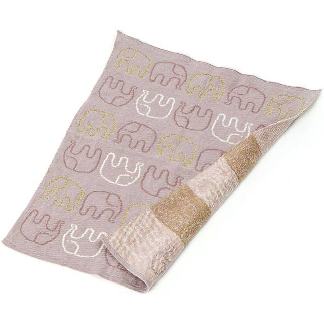 Smallstuff Snuttefilt Elefant Stickad, Roseguld