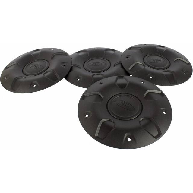 "2015+ Ford Transit OEM Non-Dually 16"""" Steel Wheel Black Center Caps K"