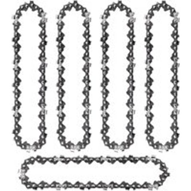 5 Pack Mini Chainsaw Chain for 6' Chainsaw Blade, 37 Chainsaw Drive Links with 1/4' lp Pitch for Mini Cordless Hand Chainsaw, Steel Blade