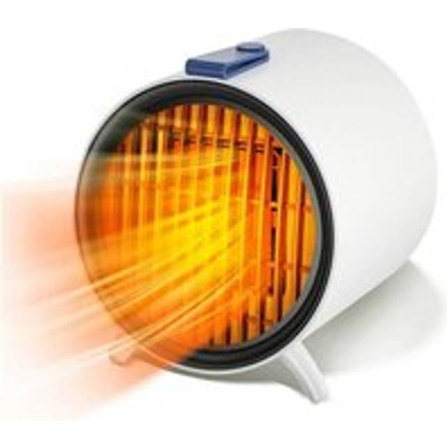 Ceramic heater, 500W electric heater, overheat protection, space heater, suitable for indoor, office, home, bedroom.