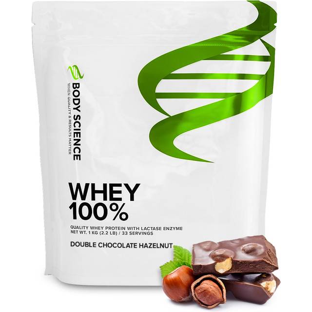 Proteinpulver Whey 100% - 1 kg - Chocolate - Body Science - Vassleprotein, Protein
