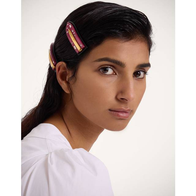 La DoubleJ Jazzy Salon Clip - Woman Jewelry Solid Purple One Size