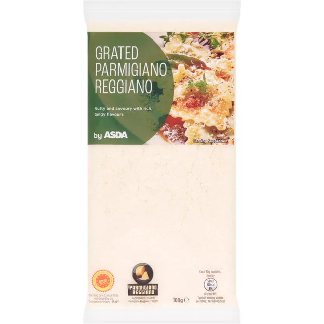 ASDA Grated Parmigiano Reggiano Parmesan Cheese