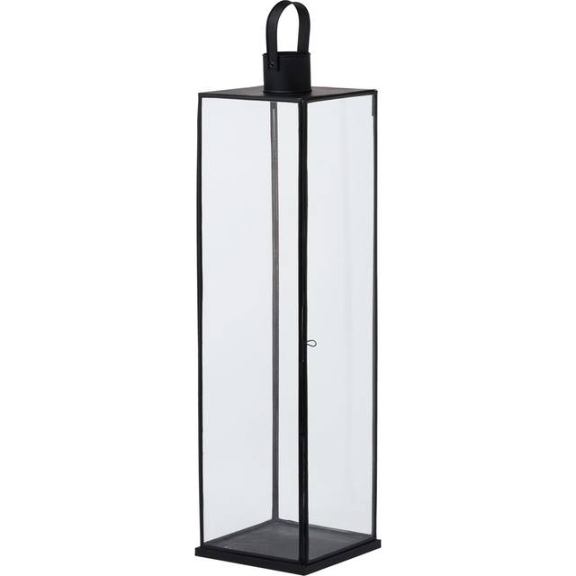 Flat Top Large Black Lantern (200.66cm H X 50.8cm W X 50.8cm D)