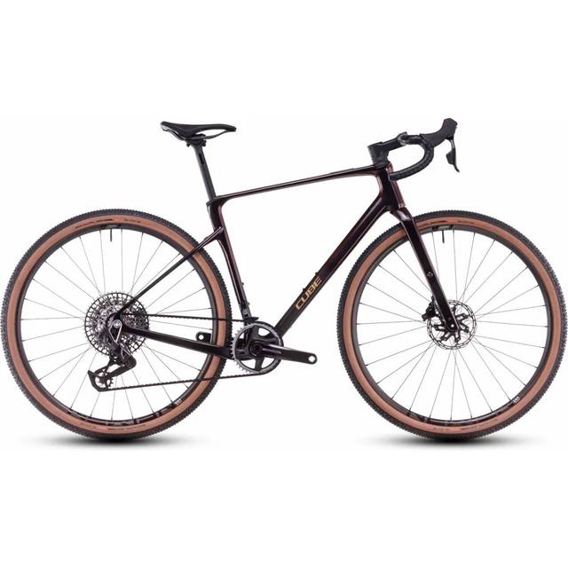 CUBE Nuroad C:62 SLX Force/Eagle AXS Gravel Bike - Solar Eclipse/Aurum