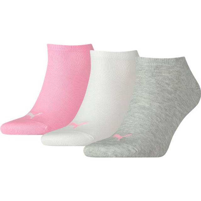 Puma 3-pack Sneaker Socks - Pink/Grey - Strl 39/42 * Kampanj *