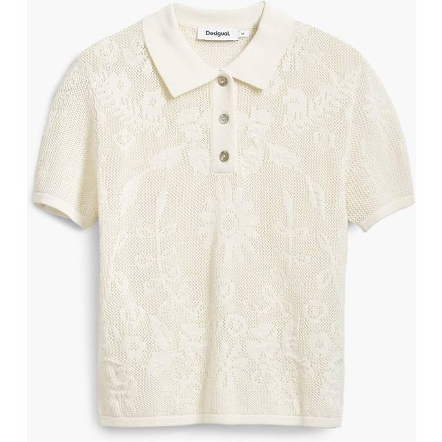 Women's polo shirt Desigual Ray - Blanc