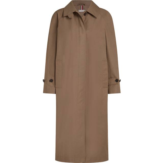 Single Breasted Relaxed Mac Coat
