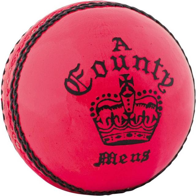 Läsare Mens County Leather Crown Cricket Ball One Size rosa